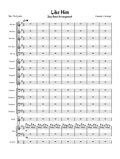 Like Him – Tyler, The Creator - Jazz Band Arrangement