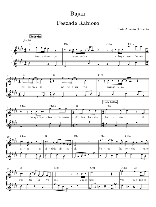 Bajan - Luis Alberto Spinetta