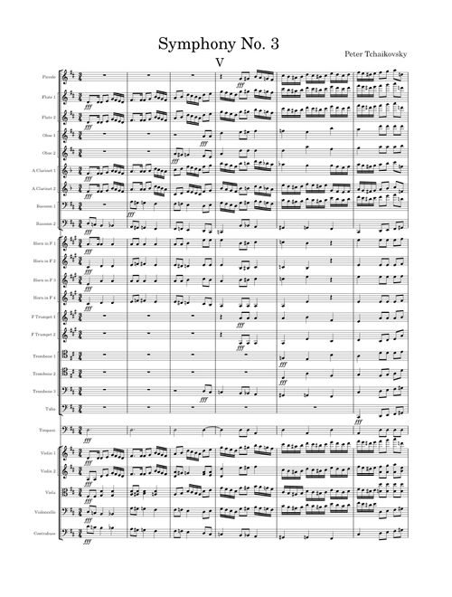 Symphony No.3, Op.29, Movt 5 – Pyotr Ilyich Tchaikovsky