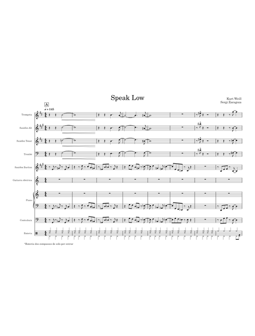 Speak Low – Kurt Weill