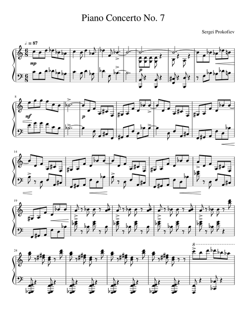 Piano Concerto No. 7 (WIP)