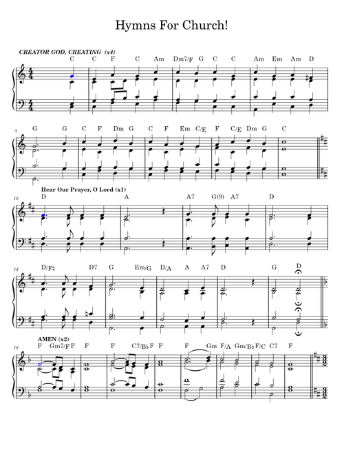 The Doxology – pan Waja