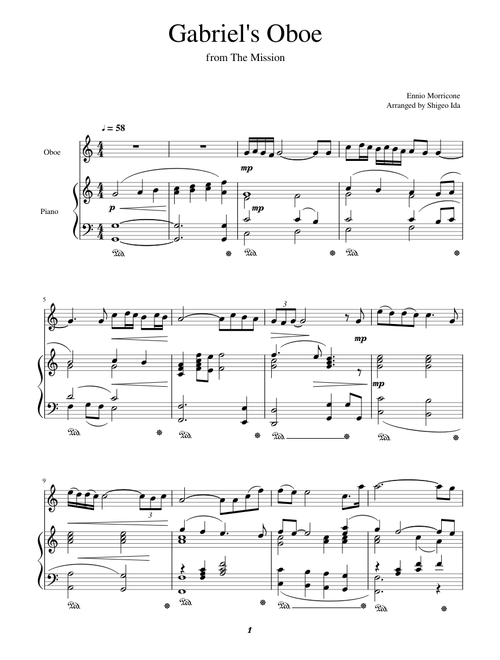 Gabriels Oboe - Ennio Morricone