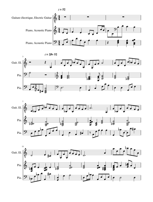 Theme From Schindler's List - Piano Guitar Duo
