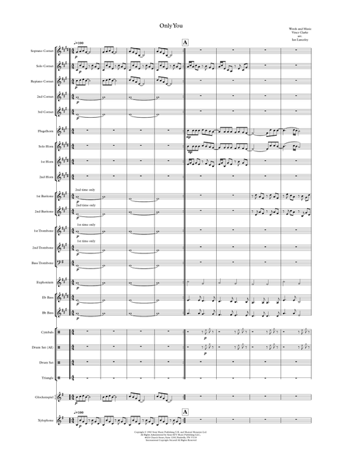 Only You (Arr. Ian Lanceley) - Yazoo (Brass Band)