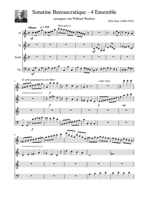 Sonatine bureaucratique – Erik Satie