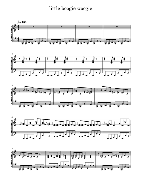 Little boogie woogie
