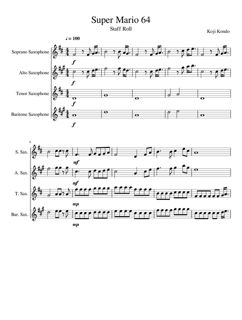Super Mario 64 [Ending]