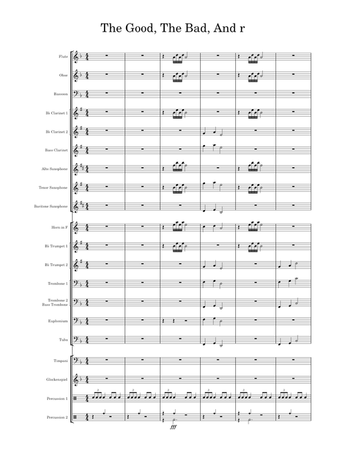 The good, the bad and the ugly – Ennio Morricone Arrangement