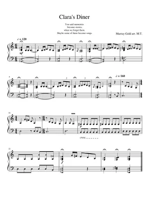 Clara s Diner Murray Gold Clara s Diner Sheet Music For Guitar Solo clara-s-diner-murray-gold-clara-s-diner-sheet-music-for-guitar-solo