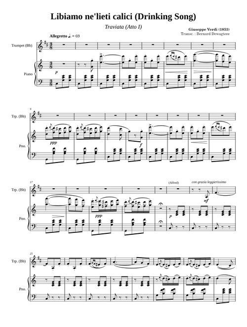 Libiamo ne'lieti calici - Giuseppe Verdi