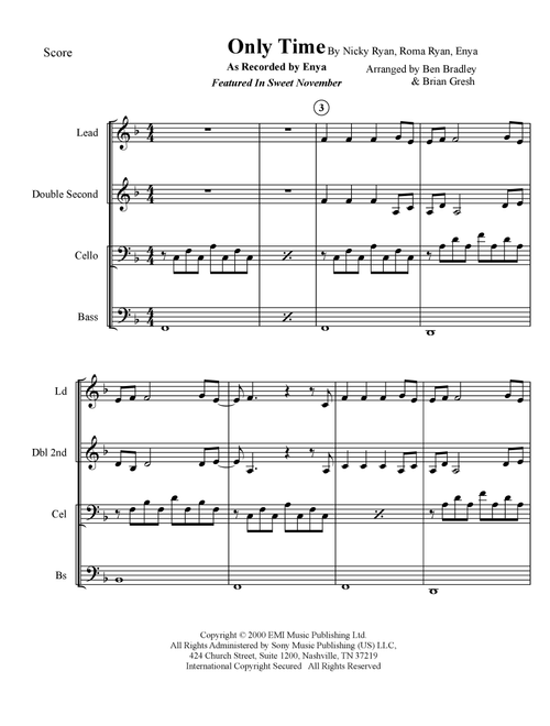 Only Time (Arr. Ben Bradley & Brian G. Gresh) - Enya (Steel Drum Band)