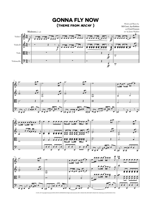 Gonna Fly Now (Arr. James Widden) - Bill Conti, Ayn Robbins, Carol Connors (String Quartet)