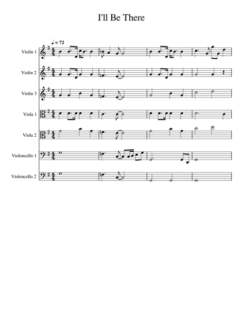 I'll Be There 4/22/23 Berry Gordy, Bob West, Willie Hutch, Hal Davis arr. by Jim Thompson
