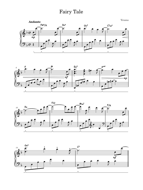 Fairy tale – Yiruma