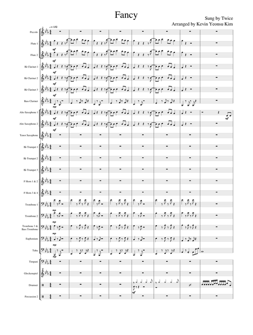 Fancy - TWICE: Orchestral Arrangement for Wind Orchestra