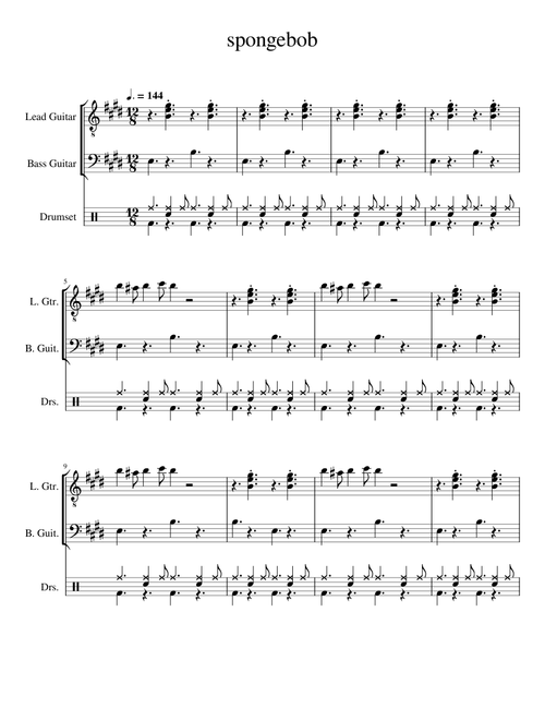 Spongebob Squarepants End Credits Theme/Closing Theme – Steve Belfer and Nicolas Carr