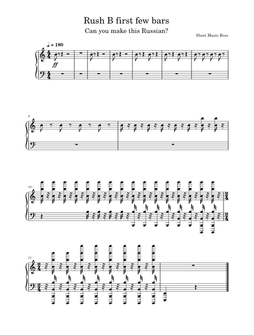 Rush B first few bars
