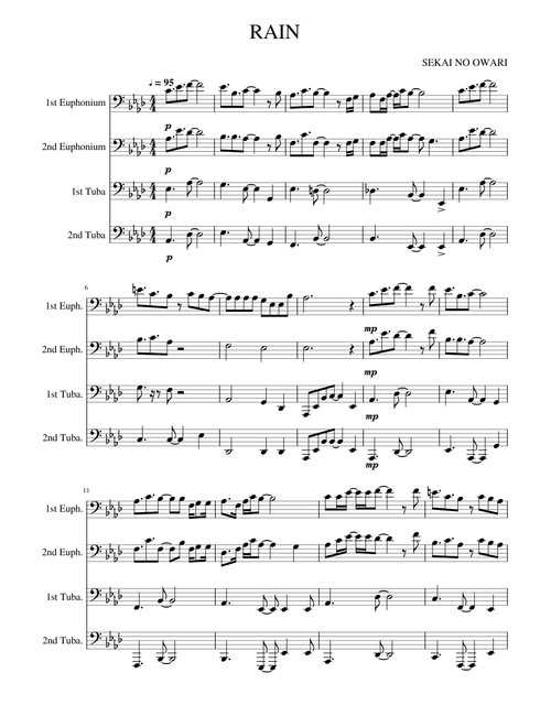 RAIN/SEKAI NO OWARI