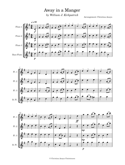 Away in a manger – William J. Kirkpatrick Away in a manger