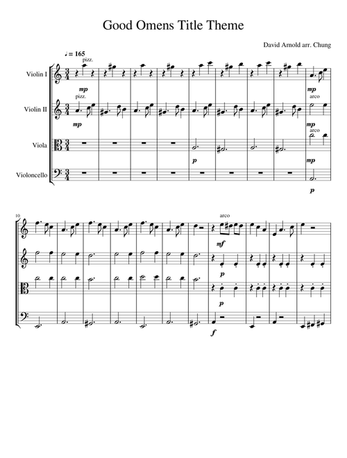 Good Omens title theme