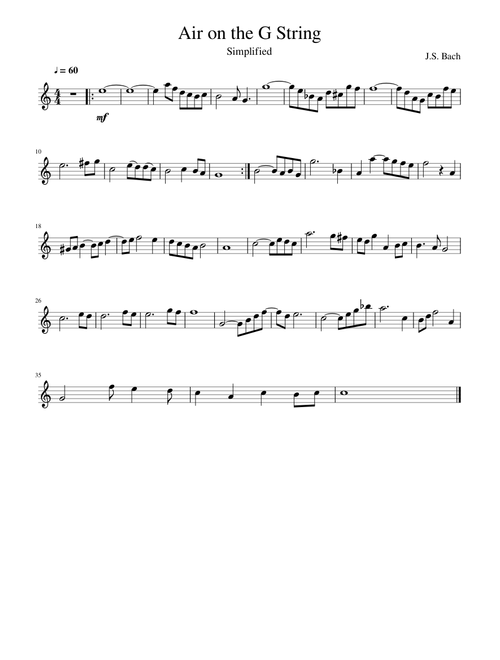Air on the G String