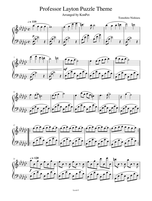 Professor Layton Puzzle Theme