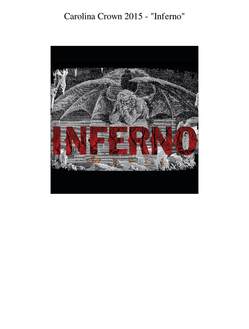 Carolina Crown 2015 "Inferno" FULL SHOW (Now w/Organ)