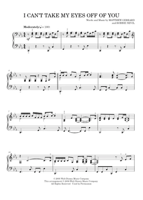 Free I Can T Take My Eyes Off Of You By High School Musical 3 Sheet Music Download Pdf Or Print On Musescore Com