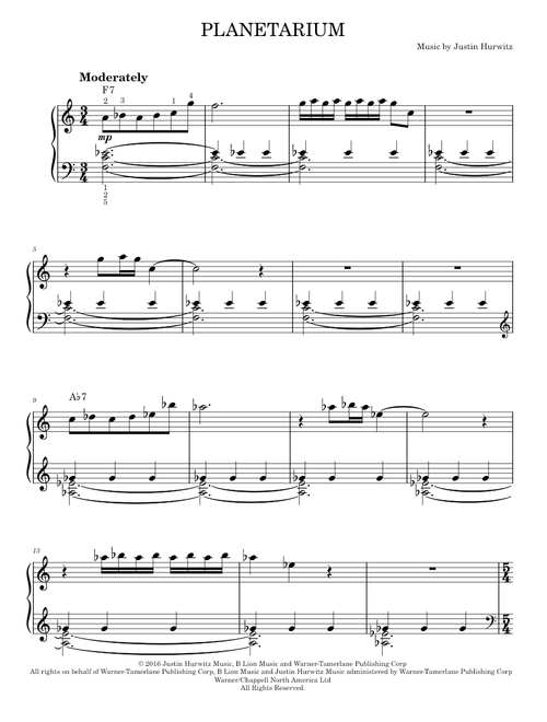 Planetarium - La La Land (Solo)