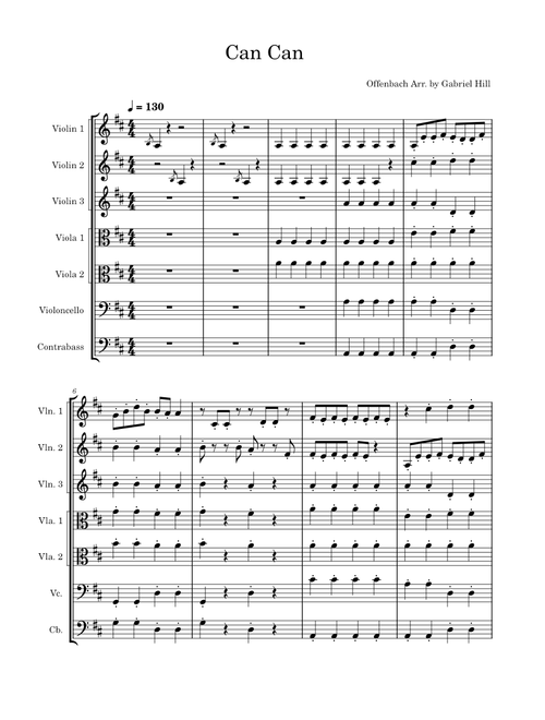 Can-Can – Jacques Offenbach Can Can