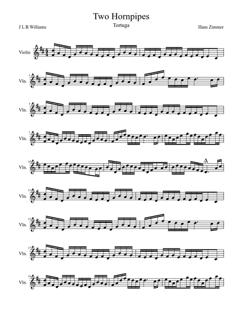 Two Hornpipes