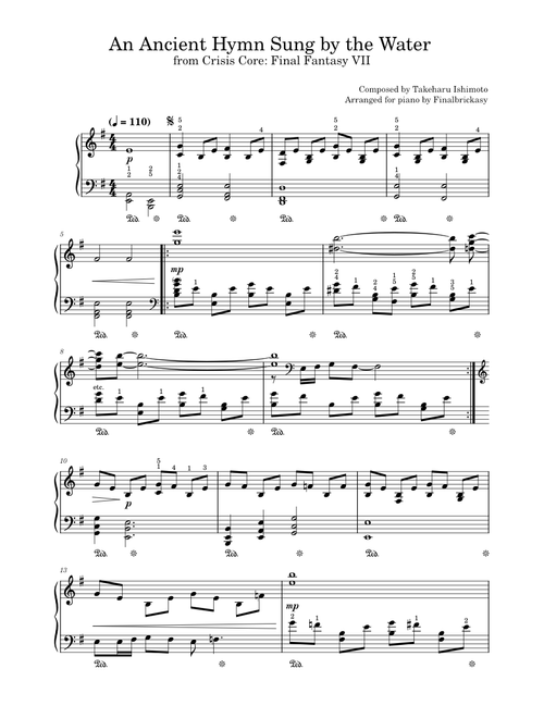 An Ancient Hymn Sung by the Water – Takeharu Ishimoto