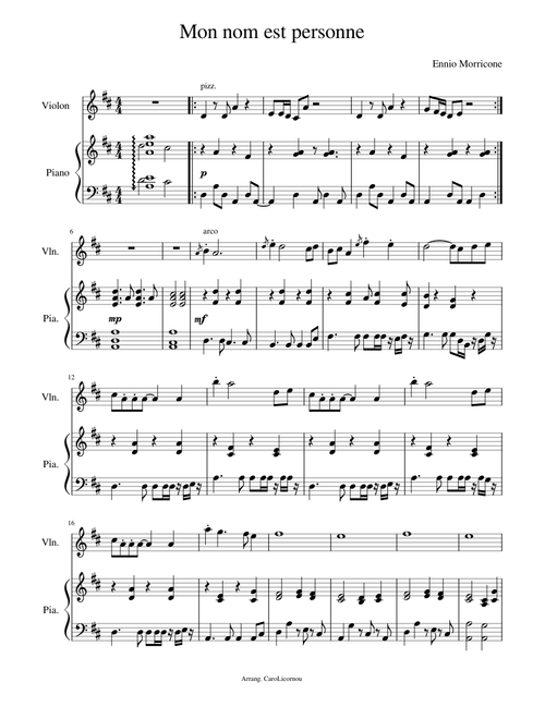 Mon nom est personne - Ennio Morricone
