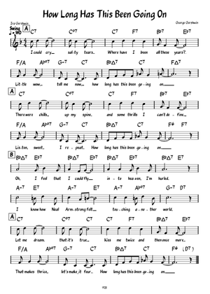 How Long Has This Been Going On? – Lead Sheet Sheet Music with Chords ...