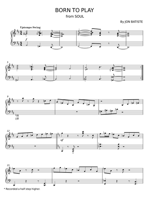 Born To Play (from Soul) - Jon Batiste