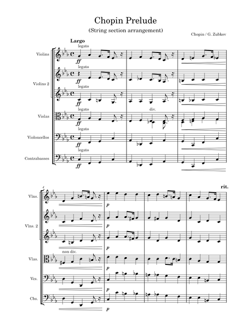 Prélude in C Minor, Op. 28 No. 20. – Frédéric Chopin
