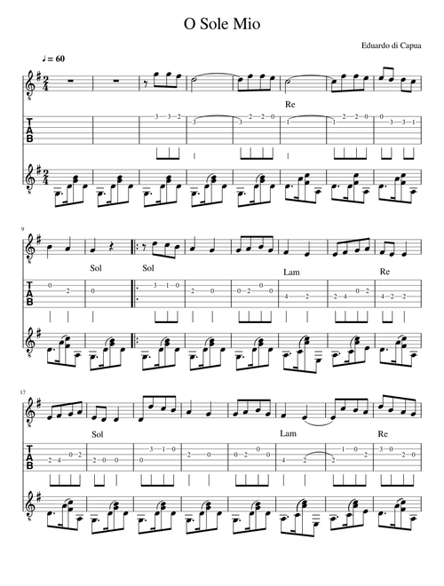 O sole mio