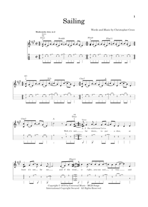 【楽譜・CD付】Sailing to the World Piano Score Christopher Cross 