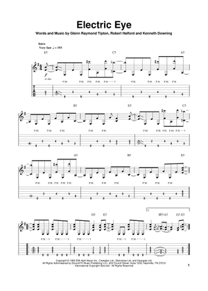 Play Official version of Breaking the law sheet music by Play Official version of Breaking the law sheet music by