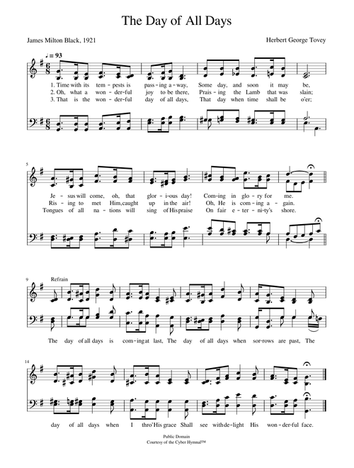 The day of all days - Herbert G. Tovey