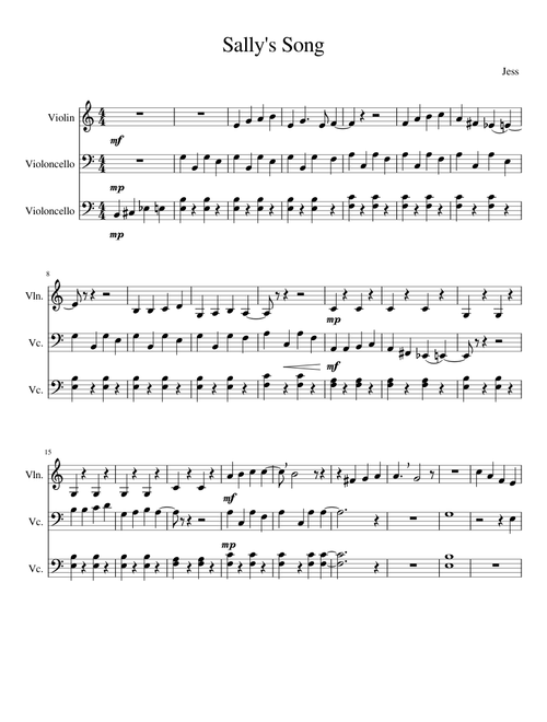 Sally's Song