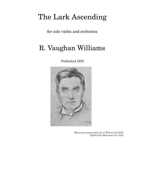 The Lark Ascending - R. Vaughan Williams