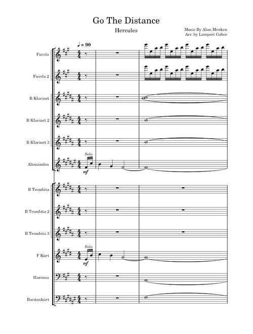Go The Distance – Alan Menken