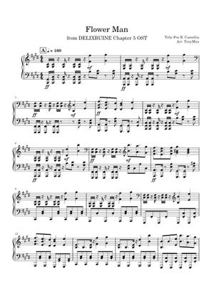 Flower Man – Toby Fox - DELTARUNE Chapter 5 OST Sheet Music for Piano ...