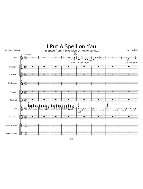 I Put a Spell on You – Annie Lennox