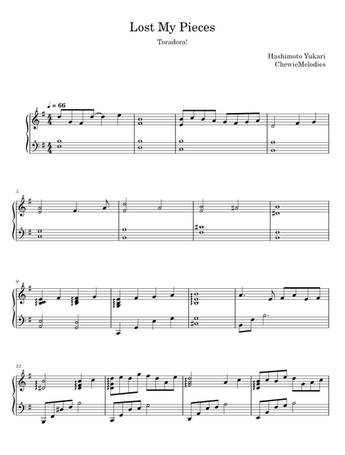 Lost My Pieces - Yukari Hashimoto
