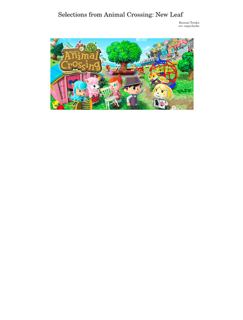 Selections from Animal Crossing: New Leaf (Orchestra) *UPDATED 08/11/20