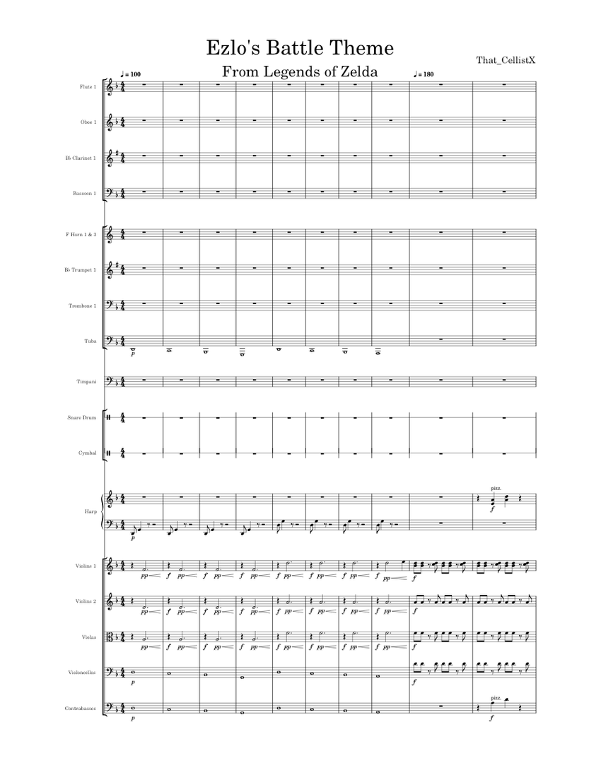 Pokemon Red Trainer Battle Theme Sheet Music
