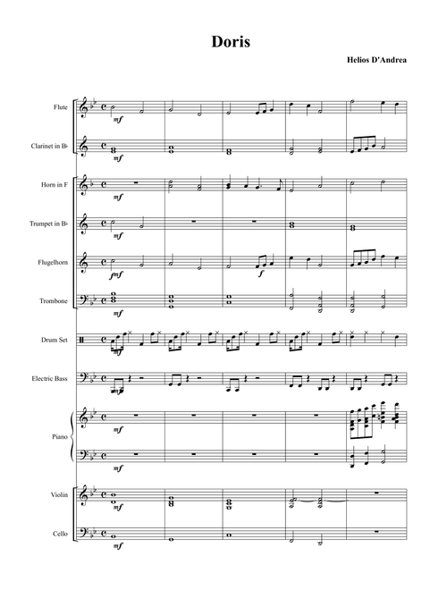Doris song for chamber orchestra - Helios D'Andrea (Chamber Orchestra)